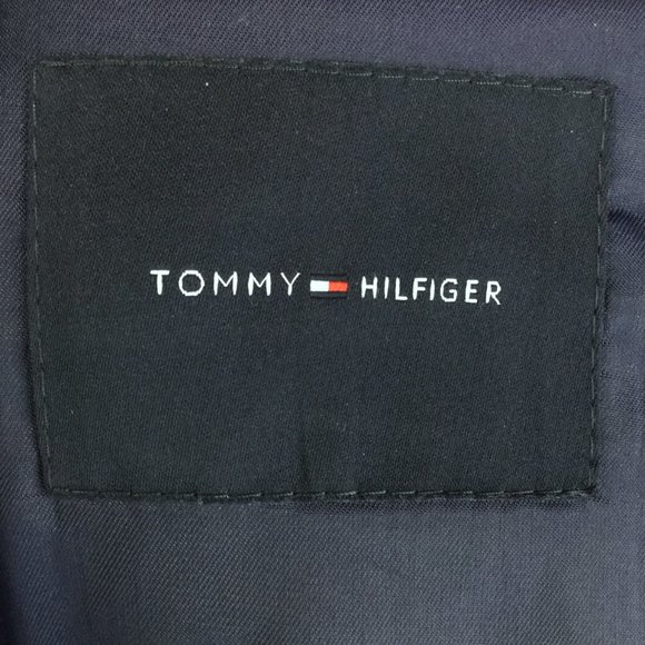Tommy Hilfiger Navy 2 Button Notch Lapel Blazer - Picture 4 of 5